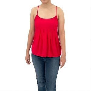 Madewell Red Empire Swing Tank Top Size Small